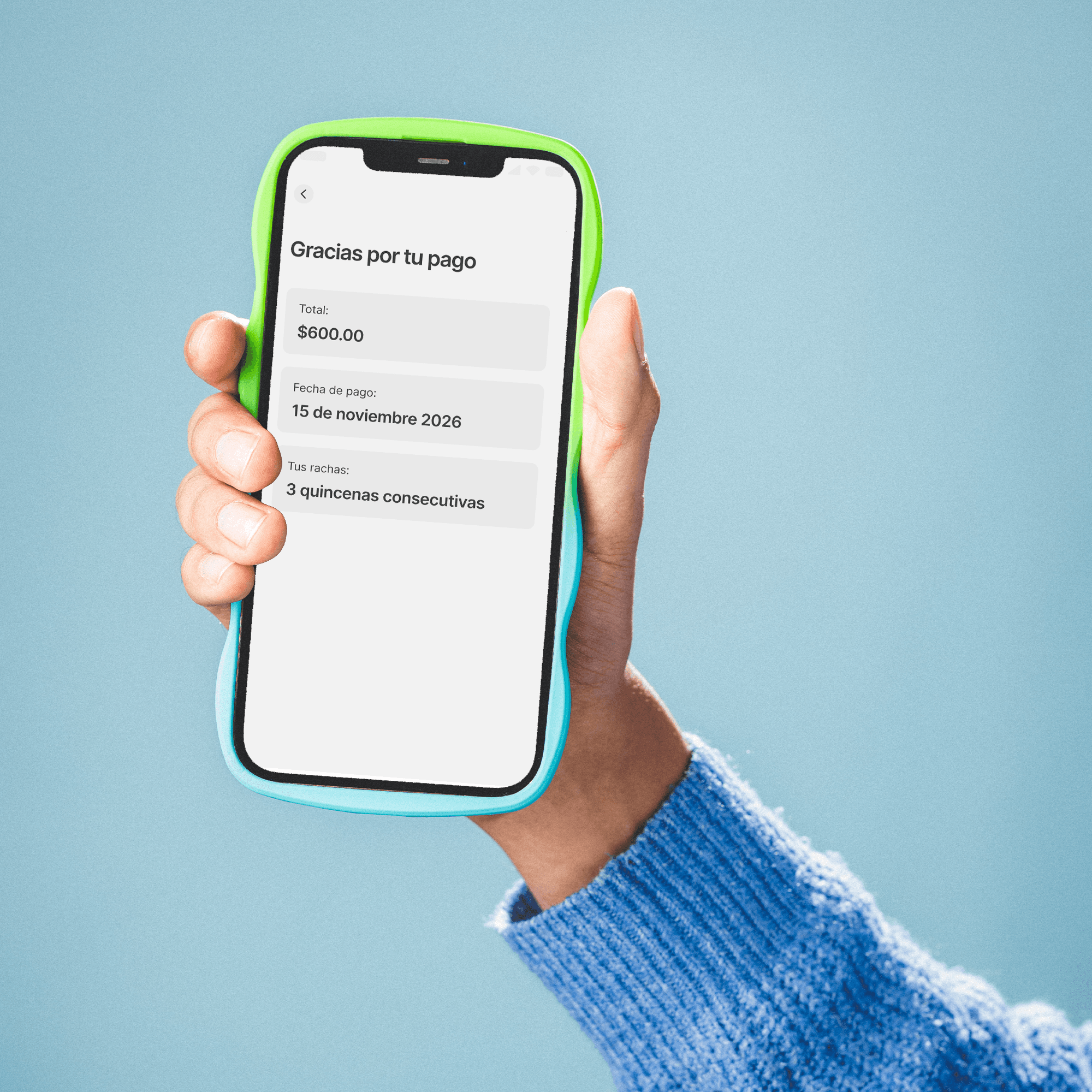 Pantalla de la app Nelo mostrando el Reto VIP